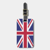 愛国的なイギリスの旗 ラゲッジタグ (正面縦)