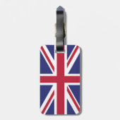 愛国的なイギリスの旗 ラゲッジタグ (裏面縦)