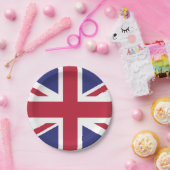 愛国的なイギリス国旗 ペーパープレート (パーティー)