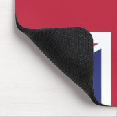 愛国的なイギリス国旗 マウスパッド (コーナー)