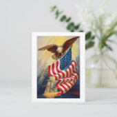 愛国的なイーグルカード ポストカード (スタンド正面)