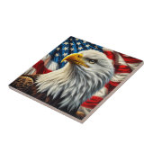 愛国的なイーグルセラミックタイル タイル (側面)