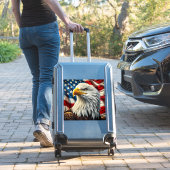 愛国的なイーグルビニールのシール シール (スーツケースインサイチュ)