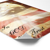 愛国的なイーグルポスター ポスター (角)