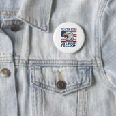 愛国的なイーグル自由の引用 ヴィンテージ ベクターTシャツ 缶バッジ (インサイチュ)