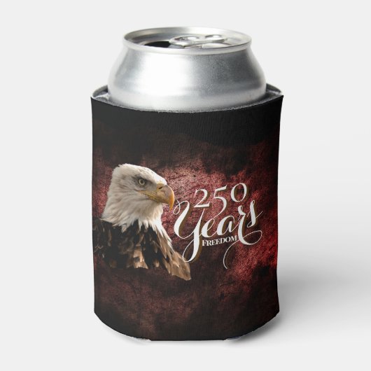 愛国的なイーグル 250周年 缶クーラー (缶正面)