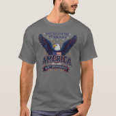 愛国的なイーグルTシャツ アメリカ250周年記念Tシャツ Tシャツ (正面)