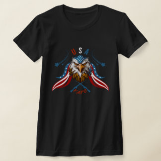 *愛国的なイーグルUSA FAFOアベンジャーズ Tシャツ