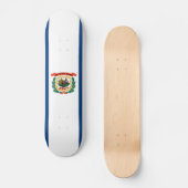 愛国的なウェストバージニア州旗 スケートボード (正面)