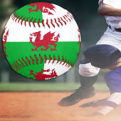 愛国的なウェールズ国旗のボール，ウェールズのスポーツ野球 野球ボール