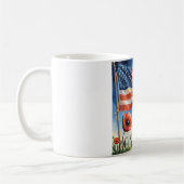 愛国的なウォーターボトル – メモリアルデーの献上品 コーヒーマグカップ (左)