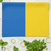 愛国的なウクライナ国旗 キッチンタオル (折り畳み)