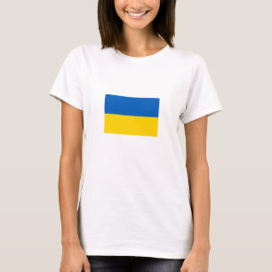 愛国的なウクライナ国旗Tシャツ Tシャツ