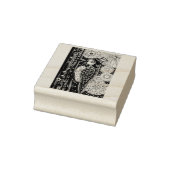 愛国的なウッドペッカー&花火ゴムスタンプ ラバースタンプ (スタンプ)