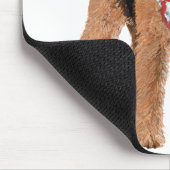 愛国的なエアデールテリア マウスパッド (コーナー)