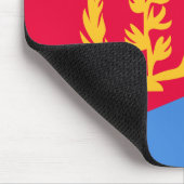 愛国的なエリトリアの旗 マウスパッド (コーナー)