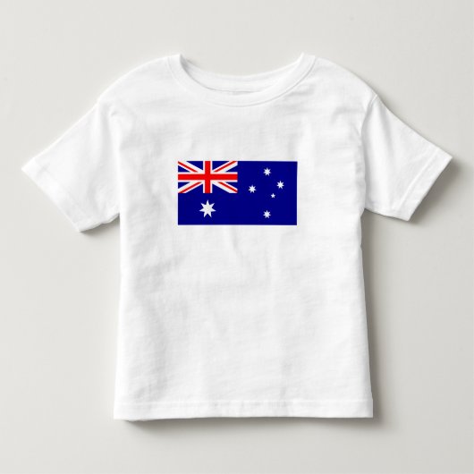 愛国的なオーストラリアの旗 トドラーTシャツ (正面)