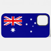 愛国的なオーストラリアの旗 iPhoneケース (裏面横)