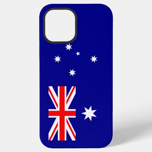 愛国的なオーストラリアの旗 iPhoneケース (裏面)