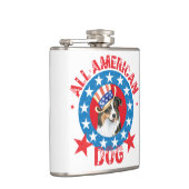 愛国的なオーストラリアの羊飼い フラスク (右)