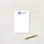 愛国的なオーストラリアの羊飼い ポストイット (デスク上)