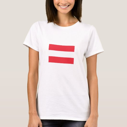 愛国的なオーストリアの旗 Tシャツ (正面)