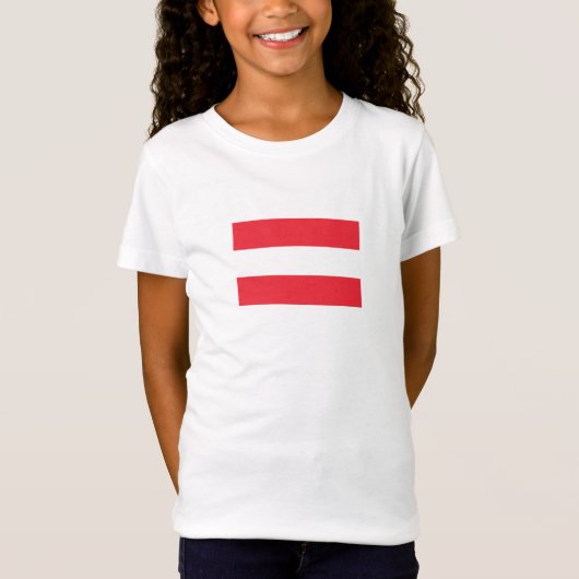 愛国的なオーストリアの旗 Tシャツ (正面)