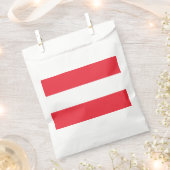 愛国的なオーストリア国旗の好意バッグ フェイバーバッグ (クリップ留めされた状態)