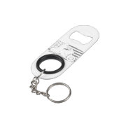 愛国的なオートバイヴィンテージアメリカンフラグバイクもしくは自転車に乗る人 キーホルダー栓抜き (裏面アングル)