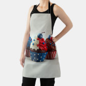 愛国的なカップケーキ エプロン (インサイチュ)