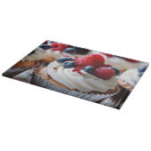 愛国的なカップケーキ カッティングボード (角)