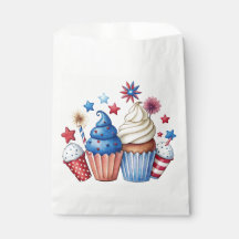 愛国的なカップケーキ