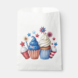 愛国的なカップケーキ フェイバーバッグ