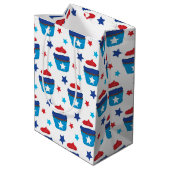 愛国的なカップケーキ ミディアムペーパーバッグ (裏面アングル)