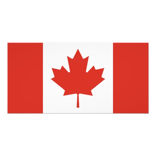 愛国的なカナダの国旗 フォトプリント            (正面)