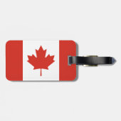 愛国的なカナダの旗 ラゲッジタグ (裏面横)