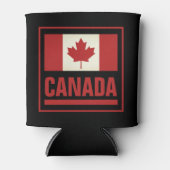 愛国的なカナダ国旗はカナダの日のためにクーラーすることができる 缶クーラー (正面)