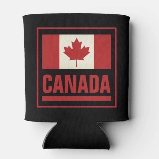 愛国的なカナダ国旗はカナダの日のためにクーラーすることができる 缶クーラー (裏面)