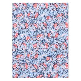 愛国的なカニのスターズブルーレッド テーブルクロス