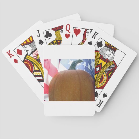 愛国的なカボチャ トランプ (裏面)