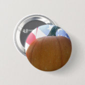 愛国的なカボチャ 缶バッジ (正面&裏面)