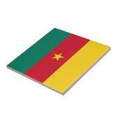 愛国的なカメルーンの国旗 タイル (側面)