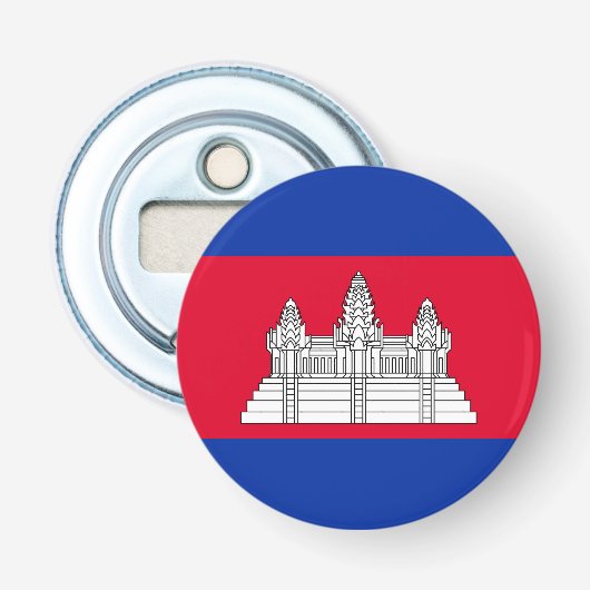 愛国的なカンボジアの国旗 栓抜き (正面)