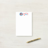 愛国的なカーディガンウェルシュコーギーポストイットノート ポストイット (デスク上)