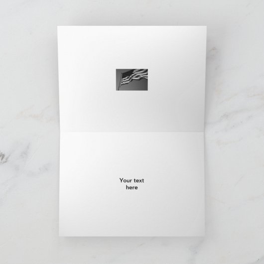 愛国的なカード感動的の有名なアメリカ引用文 カード (内部)