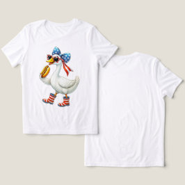 愛国的なガチョウ トライブレンドTシャツ