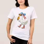 愛国的なガチョウ トライブレンドTシャツ (正面)