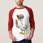 愛国的なガチョウ Tシャツ (正面)