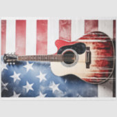愛国的なギター1デクページ紙 薄葉紙 (正面)