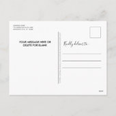 愛国的なクリスマス軍隊写真アメリカ国旗 シーズンポストカード (裏面)